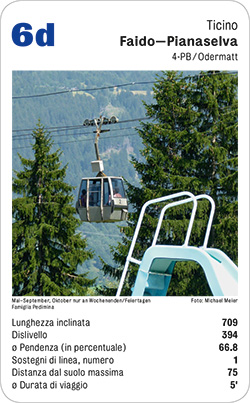 Seilbahnquartett, Volume 1, Karte 6d, Ticino, Faido-Pianaselva, 4PB, Foto: Michael Meier.