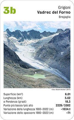 Gletscherquartett, Volume 1, Karte 3b, Graubünden/Grigioni/Grischun, Vadrec del Forno, Bregaglia, Foto: Robert Kohler (2017).