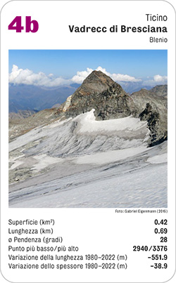 Gletscherquartett, Volume 1, Karte 4b, Ticino, Vadrecc di Bresciana, Blenio, Foto: Gabriel Eigenmann (2016).