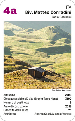 Hüttenquartett, Volume 4, Karte 4a, ITA, Bivacco Matteo Corradini , , Foto: Delfino Sisto Legnani.