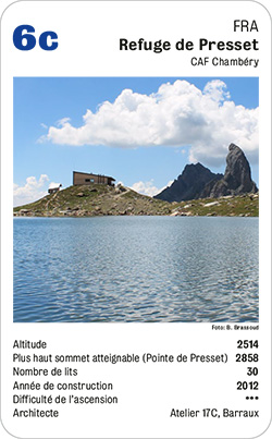 Hüttenquartett, Volume 4, Karte 6c, FRA, Refuge de Presset, , Foto: B. Brassoud.