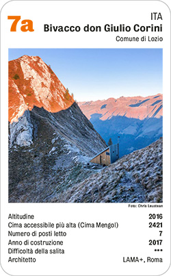 Hüttenquartett, Volume 4, Karte 7a, ITA, Bivacco don Giulio Corini, , Foto: Chris Leustean.