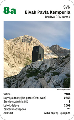 Hüttenquartett, Volume 4, Karte 8a, SVN, Bivak Pavla Kemperla, , Foto: Vojta Kolařík.