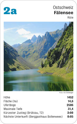 Bergseequartett, Volume 1, Karte 2a, Ostschweiz, Fälensee, Rüte, Foto: Ivo Deininger.