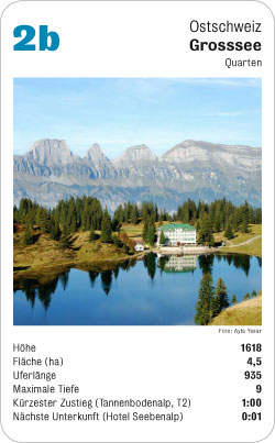 Bergseequartett, Volume 1, Karte 2b, Ostschweiz, Grosssee, Quarten, Foto: Ayla Yasar.